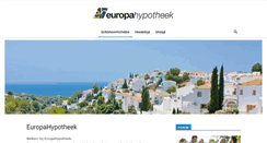 Desktop Screenshot of europahypotheek.nl