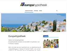 Tablet Screenshot of europahypotheek.nl